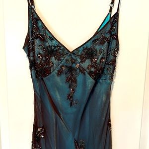 Papell Boutique Beaded Dress, Size 4P